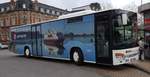 Setra S 415 NF vom Reisedienst B�LCK steht am Busbahnhof in Flensburg im Mai 2019