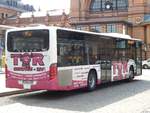 Setra 415 NF der Verkehrsgesellschaft Ludwigslust-Parchim mbH in Schwerin.
