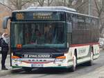 Setra 415 NF von De Stralsunner aus Deutschland in Stralsund.