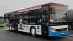 Setra 415 LE business von WARTBURGMOBIL steht im Dezember 2021 in H�nfeld