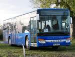 Setra 415 NF von Becker-Strelitz Reisen aus Deutschland in Neubrandenburg.
