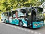 Setra 415 NF der Verkehrsgesellschaft Ludwigslust-Parchim mbH in Plau am See.