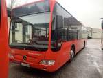 S-RS 2308 (Baujahr 2013) von Regiobus Stuttgart steht am 29.3.2020 auf deren Abstellplatz in Schw�bisch Gm�nd.