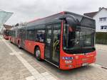 S-RS 2804 (Baujahr 2018) von Regiobus Stuttgart steht am 29.3.2020 am ZOB in Abtsgm�nd.