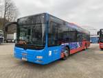 S-RS 2215 (Baujahr 2012) von Regiobus Stuttgart f�hrt normalerweise in G�ppingen und steht am 29.3.2020 in Aalen.