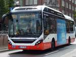 Volvo 7900 Hybrid der Hamburger Hochbahn AG in Hamburg.