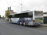 Reiseomnibus SETRA 319 UL der Grevesm�hlener Busbetriebe [GBB] mit Werbung f�r den Landkreis Nordwestmecklenburg als Urlaubsregion, siehe auch Modell - AMW 715109, Grevesm�hlen 24.09.2008 