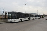 MAN Niederflurbus 3.Generation(Lion's City)abgestellt am 03.04.2016 in H�he Rostock Hauptbahnhof/S�d