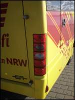 Mercedes Teamstar Lampen von Graf's Reisen aus Deutschland im Stadthafen Sassnitz.