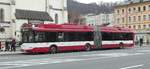 OBUS Solaris von Salzburg Verkehr unterwegs als Linie 6, 12-2018