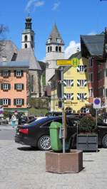 Haltestelle Kitzb�hel Stadtzentrum, Betriebsf�hrung: Postbus, Stadtbus Kitzb�hel.