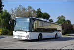 Ein IVECO CROSSWAY LE €6 der ÖBB-Postbus GmbH in der Stadt Haag in Oberösterreich.