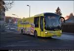 Ein MAN R12 LIONS REGIO mit Totalwerbung f�r eine �sterreichische Tageszeitung beim Busbahnhof Gleisdorf.