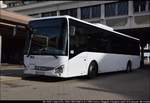 Ein nagelneuer IVECO CROSSWAY LE �6 vom Postbus in Klagenfurt.