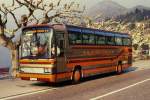 1990 z�hlte dieser Mercedes Bus, des Reiseunternehmen  Werner Tours   zu den modernsten seiner Zeit.