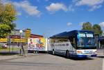SETRA S415 GT-HD von LINNER Reisen aus Deutschland mit Radh�nger im Sept.