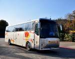 BOVA Reisebus von BAYER Reisen aus Deutschland im Oktober 2012 in Krems an der Donau.