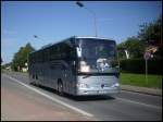 Mercedes Tourismo aus Deutschland im Stadthafen Sassnitz.