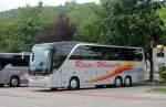 Setra 417 HDH von Laister Reisen aus �sterreich am 2.Juni 2014 in Krems gesehen.