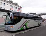 SETRA S417 GT-HD von NAWRATIL Reisen in St.P�lten/Bahnhof/Nieder�sterreich im Dez.2012 gesehen.