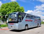 Mercedes Benz Tourismo von Hubert M�LLER Reisen / �sterreich am 22.5.2013 in Krems an der Donau.