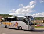MERCEDES BENZ TOURISMO von MAIERHOFER Busreisen/�sterreich im Juli 2013 in Krems gesehen.