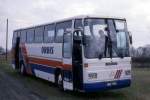 Pol Orbis setzte am 18.04.1992 diesen Mercedes Reisebus f�r eine  Reisegesellschaft ein.
