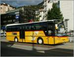 Ein Postbus in Locarno.