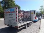 Setra 415 NF mit H�nger der Kraftverkehrsgesellschaft mbH Ribnitz-Damgarten in Ribnitz-Damgarten.
